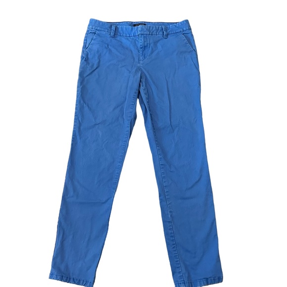 Tommy Hilfiger Pants - Tommy Hilfiger Womens Sz 8 Hampton Stretch Slim Chino Pants Blue Classic EUC